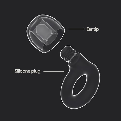 Loop Quiet 2 Ear Plugs – Ultra-Comfy Reusable Noise-Reducing Earplugs for Sleep, Deep Focus, Travel, Noise Sensitivity | Flexible Hearing Protection | Customizable Fit | 24dB (SNR) Noise Reductio