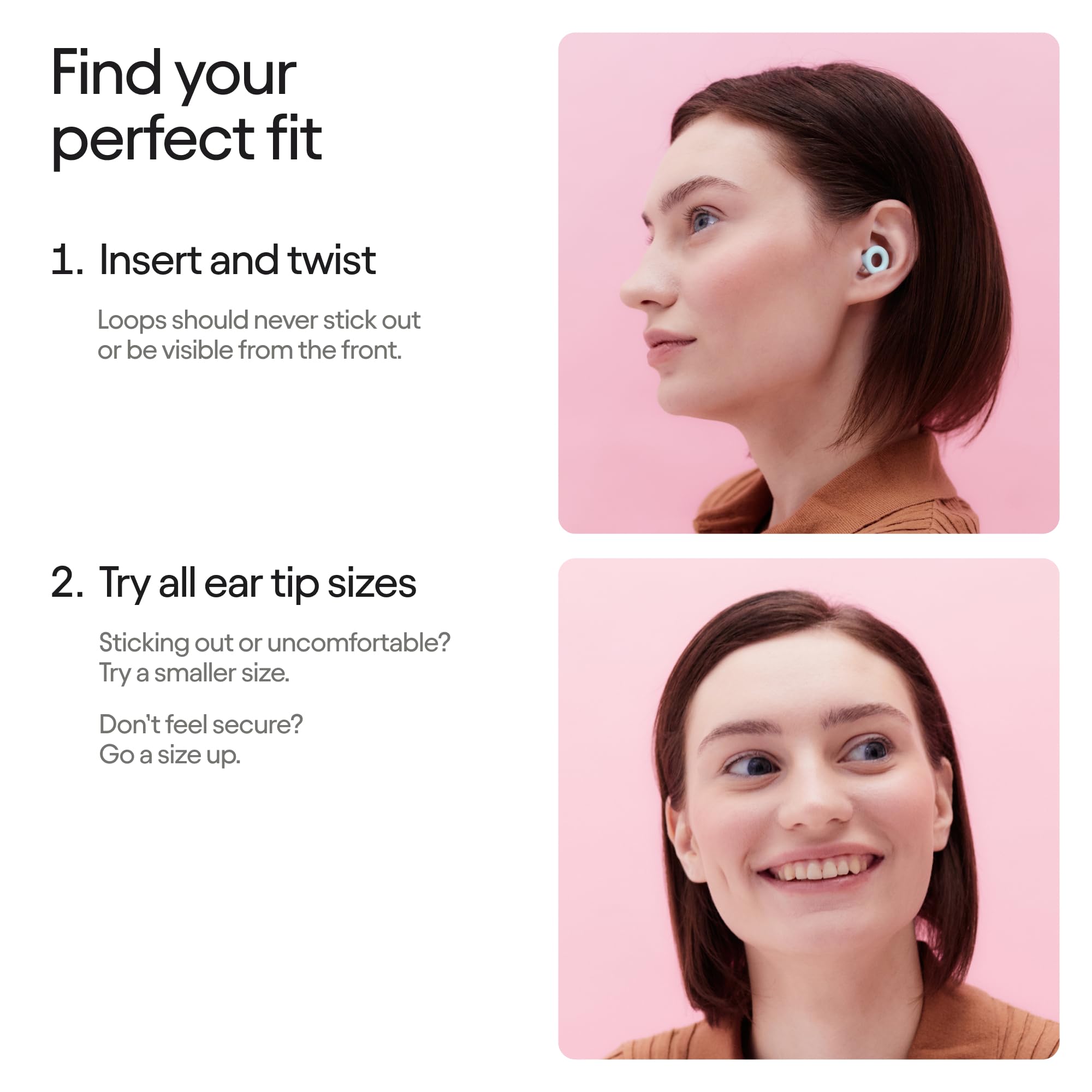 Loop Quiet 2 Ear Plugs – Ultra-Comfy Reusable Noise-Reducing Earplugs for Sleep, Deep Focus, Travel, Noise Sensitivity | Flexible Hearing Protection | Customizable Fit | 24dB (SNR) Noise Reductio