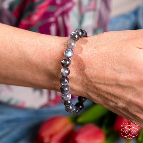Black Moonstone Bracelet | Handcrafted Crystal Jewelry