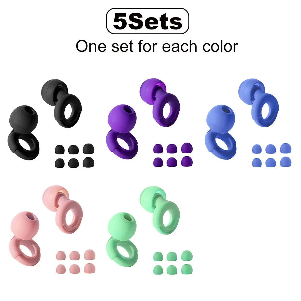 Loop Quiet 2 Ear Plugs – Ultra-Comfy Reusable Noise-Reducing Earplugs for Sleep, Deep Focus, Travel, Noise Sensitivity | Flexible Hearing Protection | Customizable Fit | 24dB (SNR) Noise Reductio
