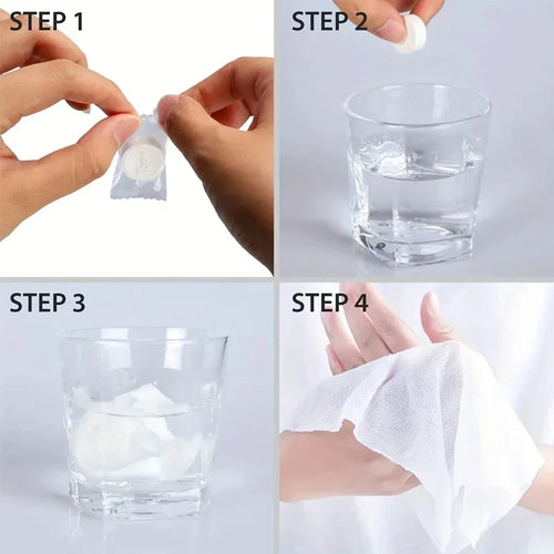 CompactFresh Towels – Just Add Water