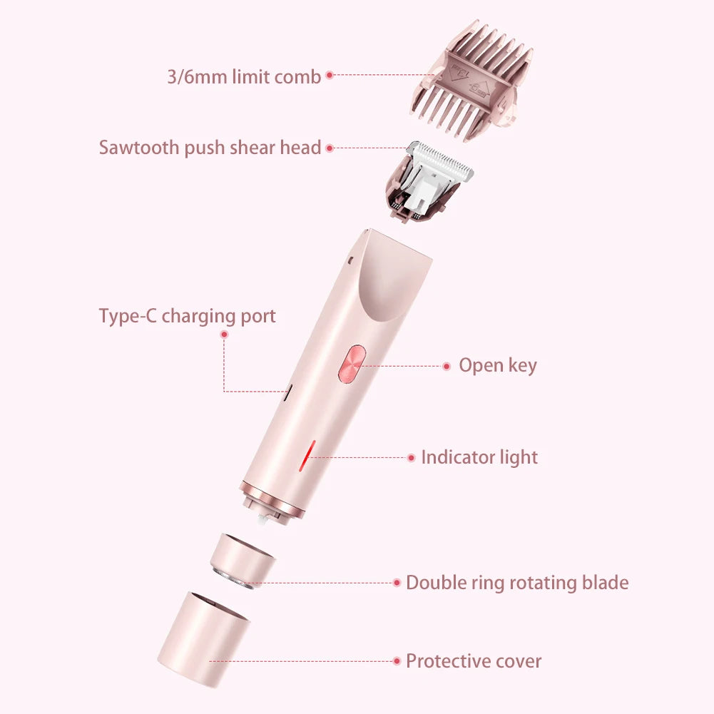 Dual Head Body Hair Trimmer — Mindful Grooming for Women