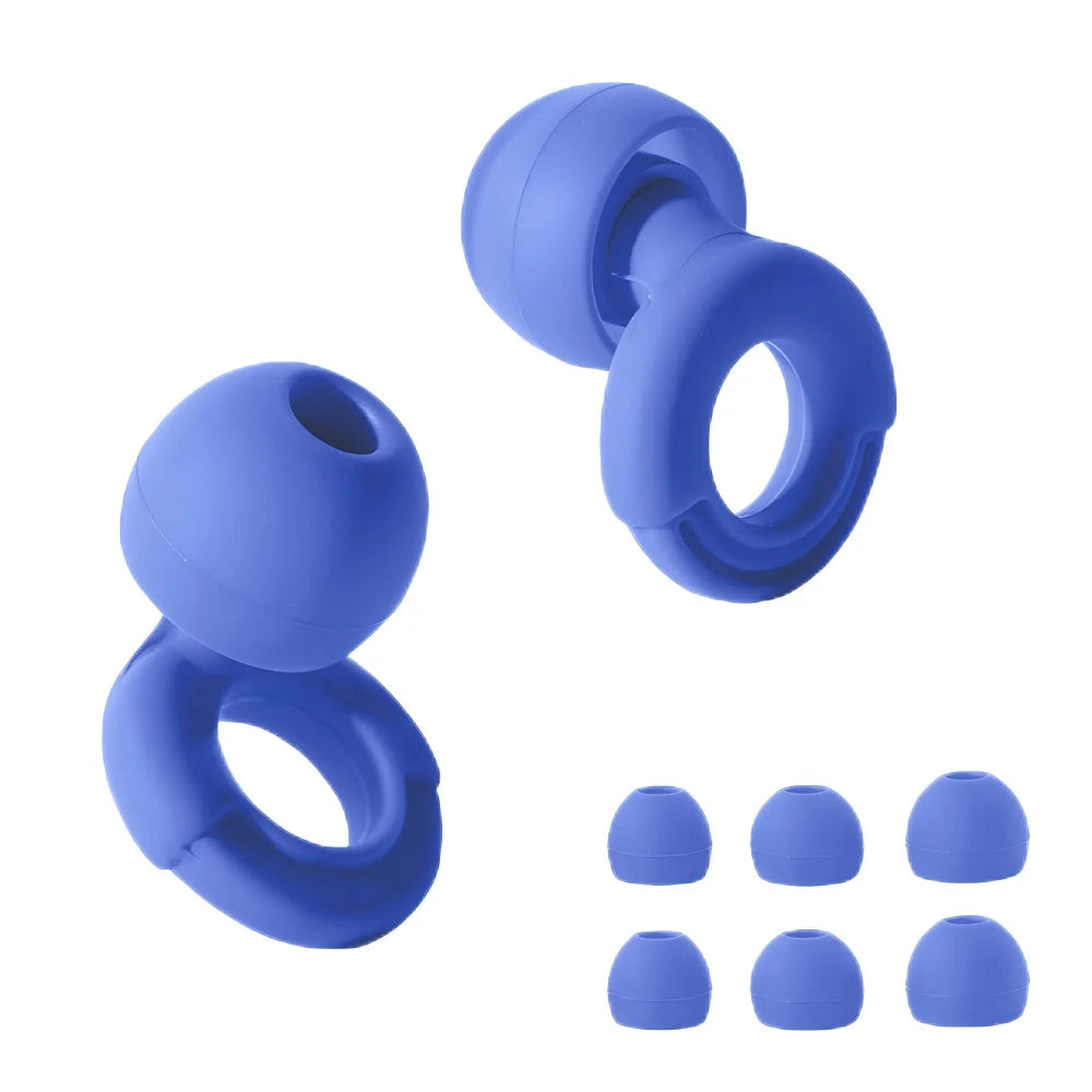 Loop Quiet 2 Ear Plugs – Ultra-Comfy Reusable Noise-Reducing Earplugs for Sleep, Deep Focus, Travel, Noise Sensitivity | Flexible Hearing Protection | Customizable Fit | 24dB (SNR) Noise Reductio
