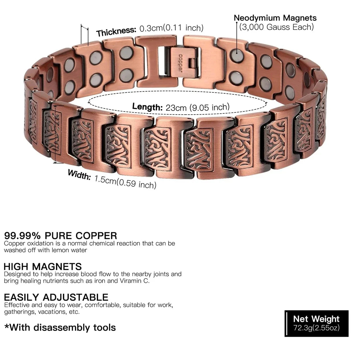 MagnaCopper™ Wellness Bracelet — Style Meets Balance