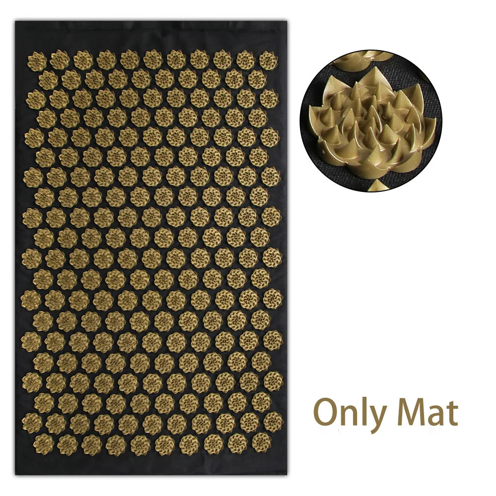 Acupressure Mat & Pillow Set - Spike Massage Mat for Pain Relief & Relaxation