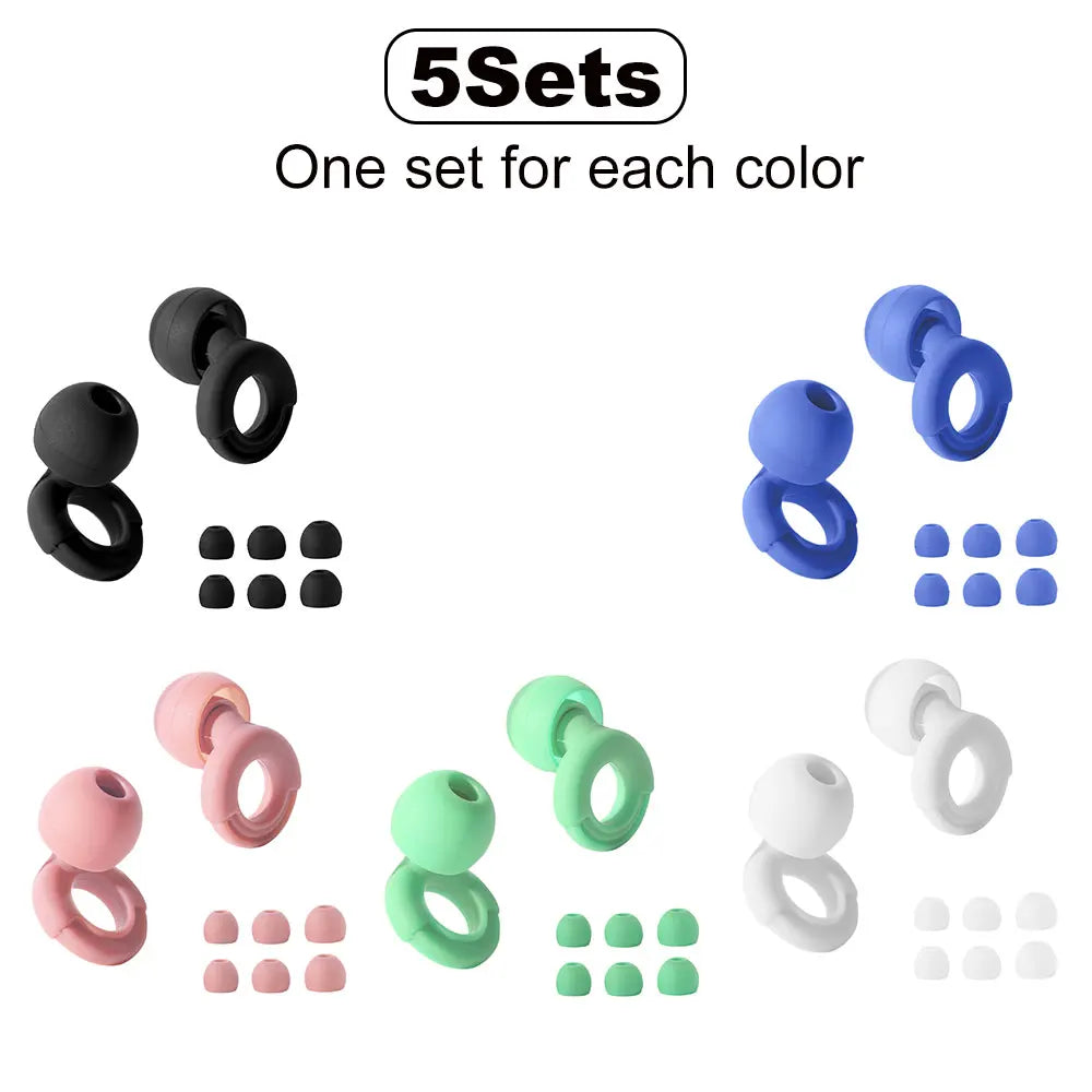 Loop Quiet 2 Ear Plugs – Ultra-Comfy Reusable Noise-Reducing Earplugs for Sleep, Deep Focus, Travel, Noise Sensitivity | Flexible Hearing Protection | Customizable Fit | 24dB (SNR) Noise Reductio