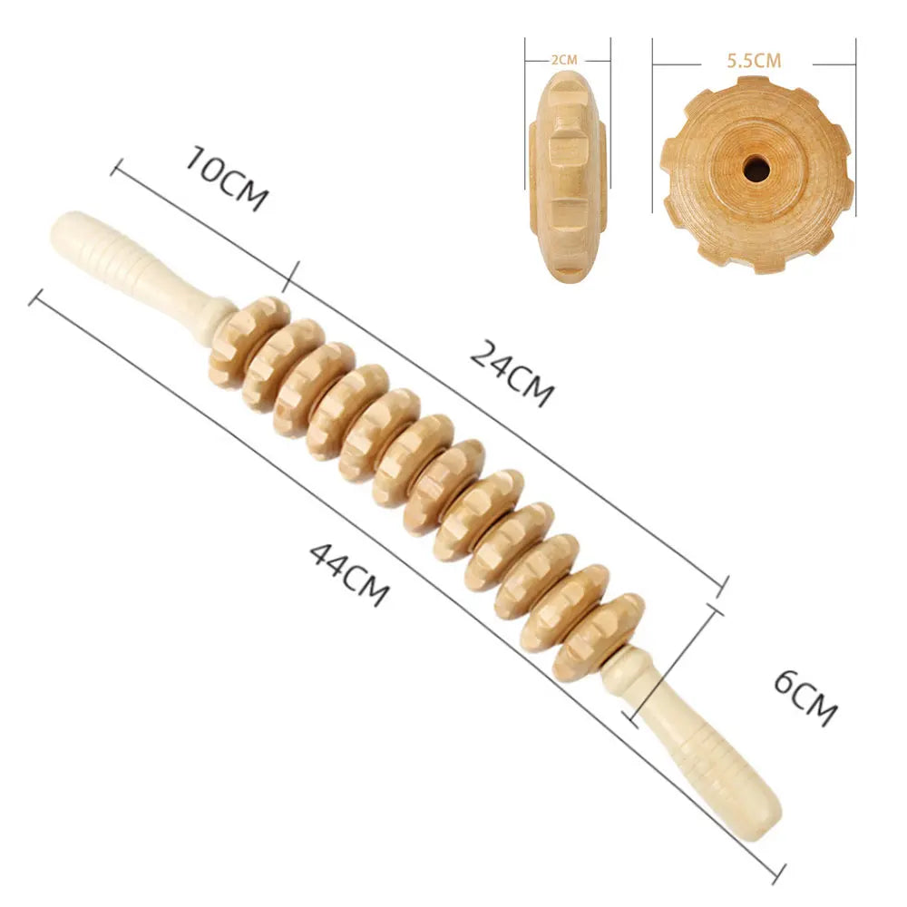 TRADITIONAL RUSSIAN WOODEN WAIST ROLLER †