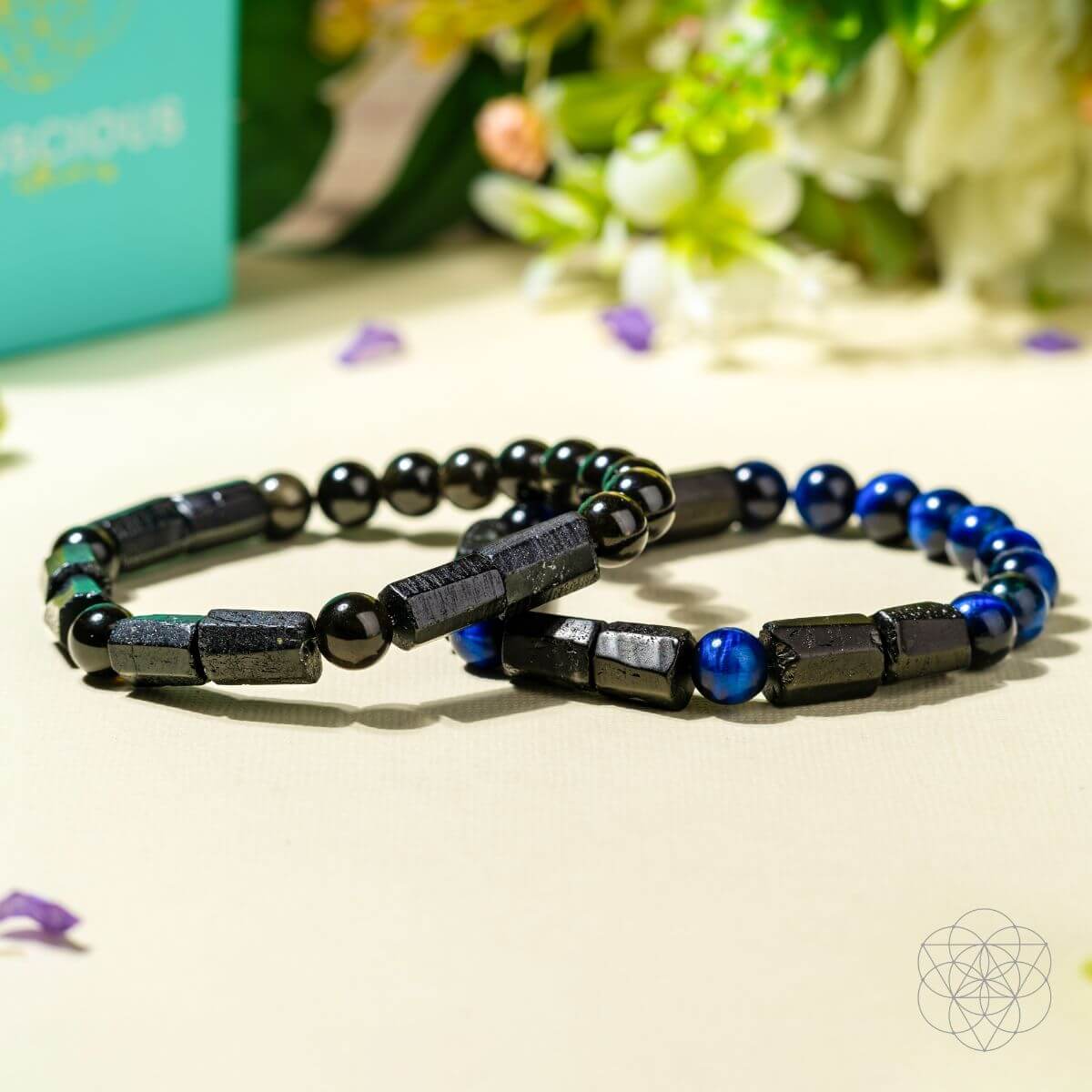 Stress Less Aura Protection Gemstone Bracelet