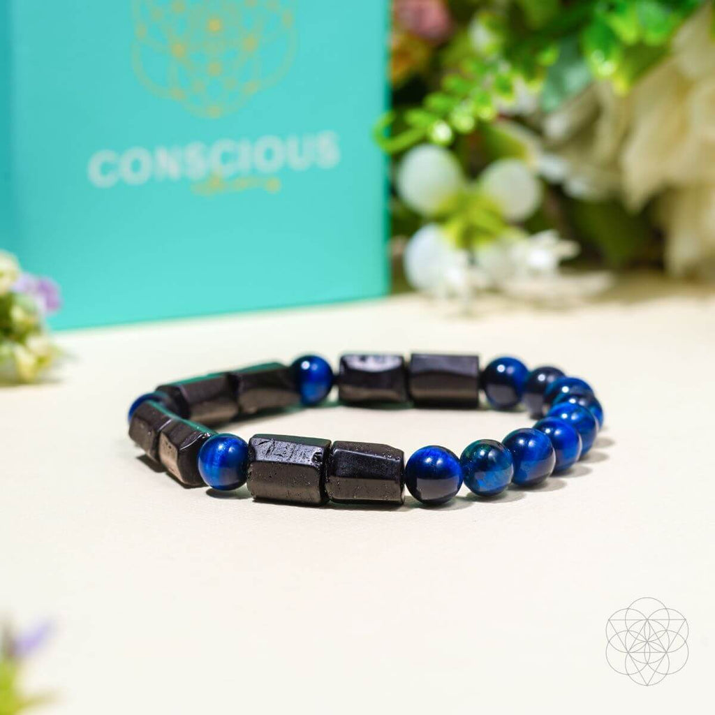 Stress Less Aura Protection Gemstone Bracelet