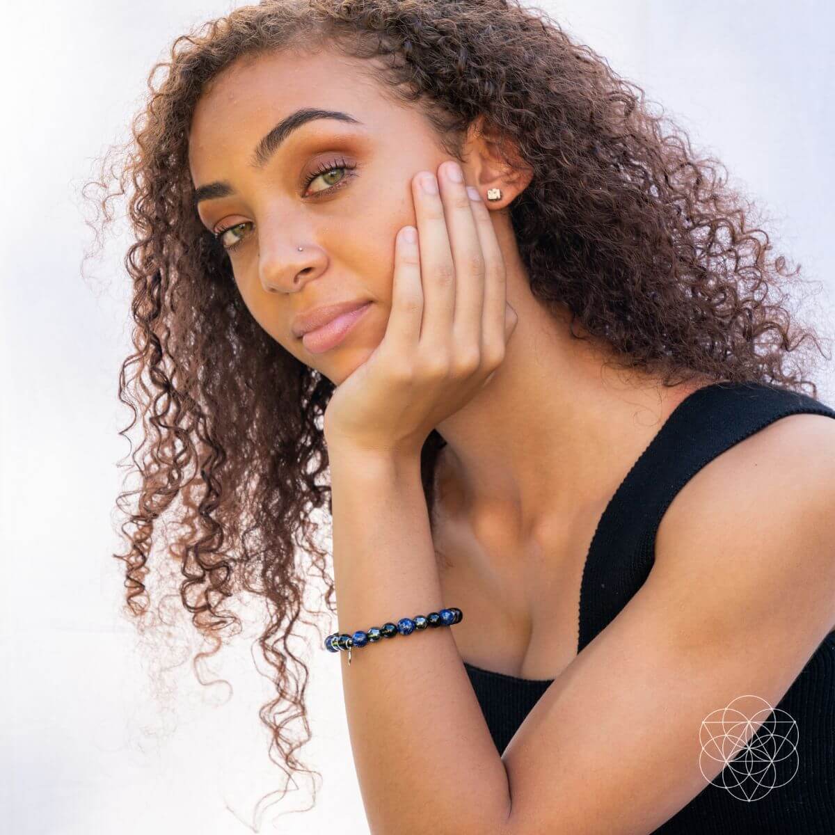 Lapis Lazuli, Onyx & Hematite Protection Bracelet